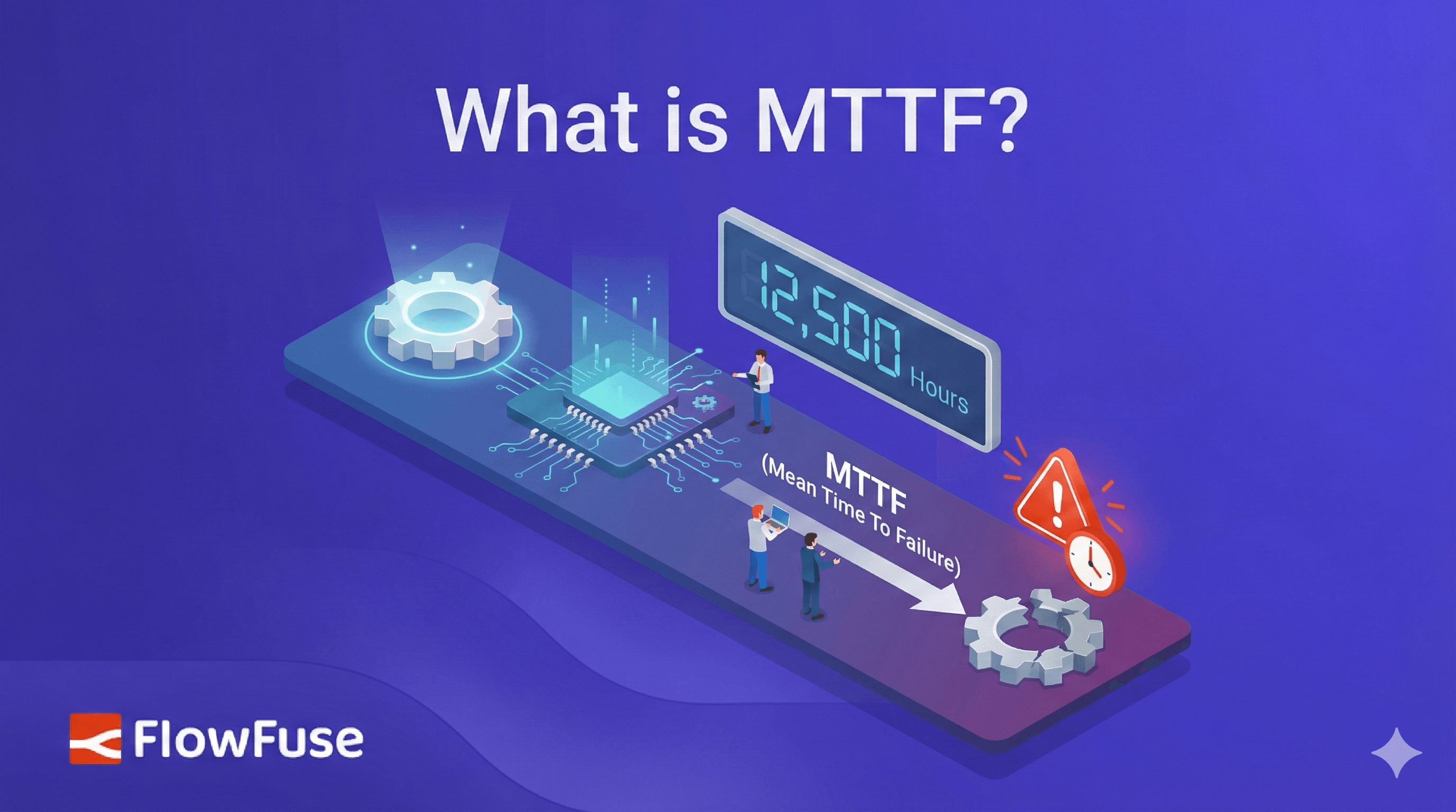 Image representing Mean Time to Failure (MTTF): Formula, Calculation, MTTF vs MTBF vs MTTR, and More